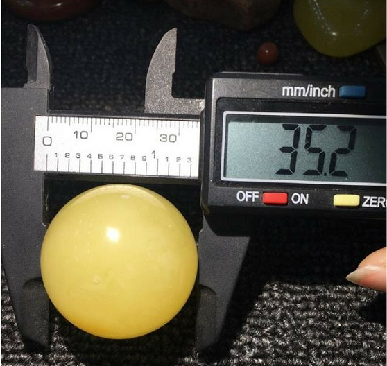 蜜蜡圆珠和桶珠现在是多少钱一克？  第3张