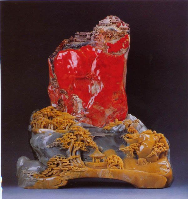 翡翠镶嵌价格中国“四大奇石”之一的鸡血石，有收藏价值吗？  第4张