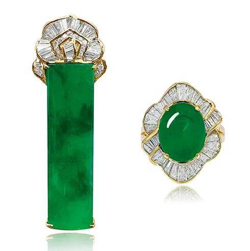 2021嘉德香港秋拍，瑰丽珠宝专场翡翠精品一览  第2张