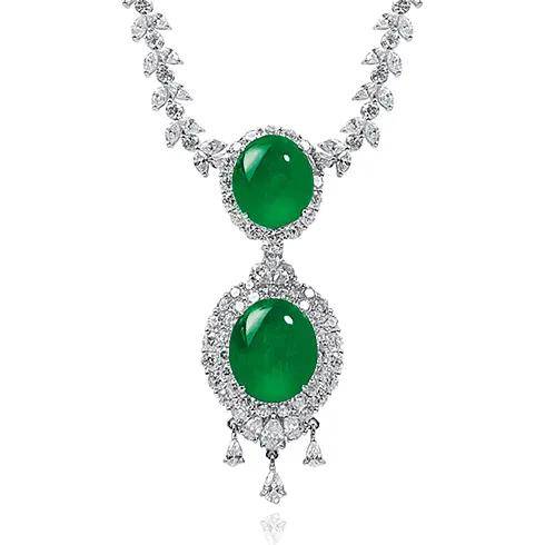 2021嘉德香港秋拍，瑰丽珠宝专场翡翠精品一览  第14张