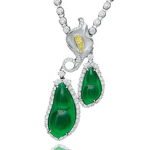 2021嘉德香港秋拍，瑰丽珠宝专场翡翠精品一览  第13张