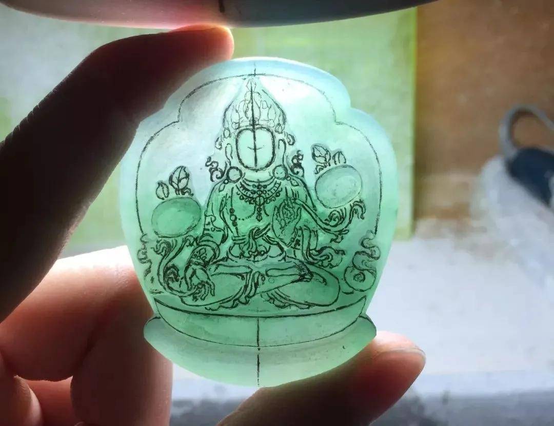 网红木那料起货绿水度母,美到炸裂! 第7张