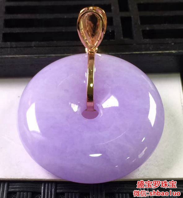 紫罗兰花翡翠项链吊坠的价钱怎样   第4张