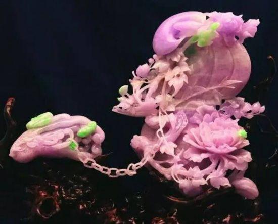 
                浪漫与高贵的紫罗兰翡翠欣赏
   第1张