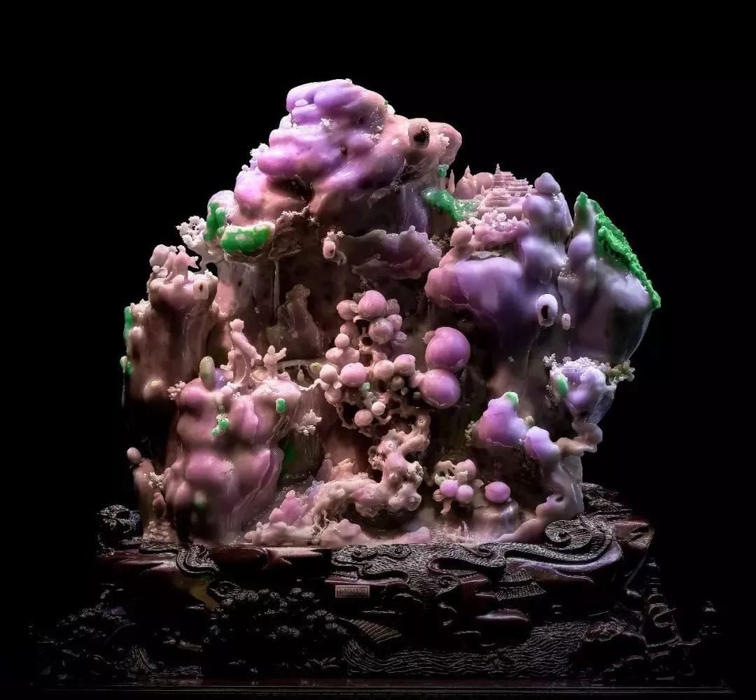 这么美的翡翠摆件，出来一件好不容易！   第1张