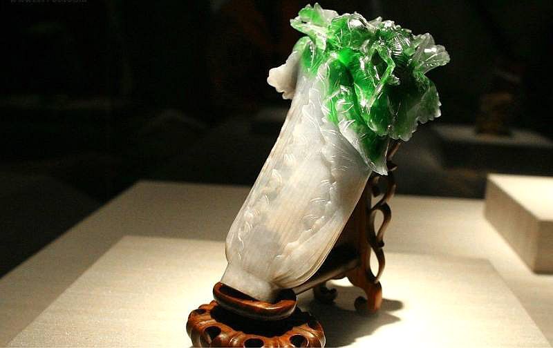 碧玉白菜的寓意有什么？摆饰部位如何放？   第1张