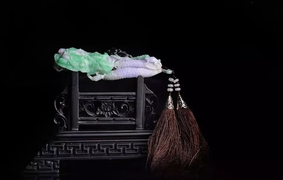 这么美的翡翠摆件，出来一件好不容易！   第23张