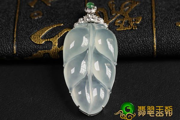 代表高雅的翡翠叶片小挂件小小的装饰品有着丰富多彩喻意   第3张