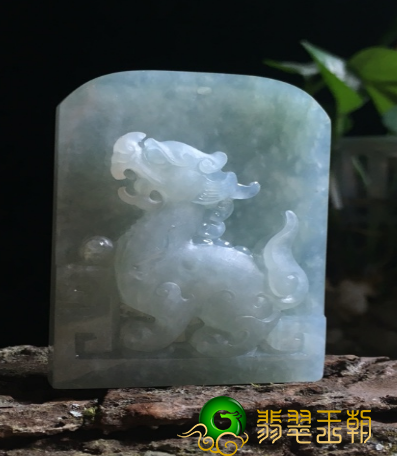 翡翠手工雕刻麒麟神兽有哪些喻意？（麒麟神兽，翡翠喻意）   第2张
