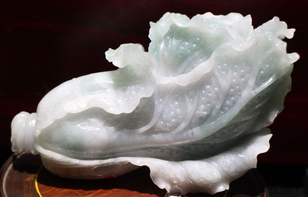 翡翠白菜摆件居然有这四大寓意，你一定想不到   第1张