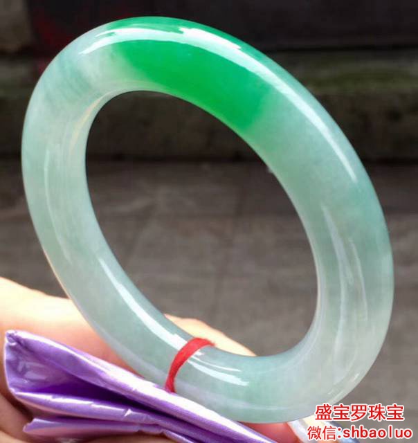 翡翠镯子嵌入原先还可以那么美   第2张