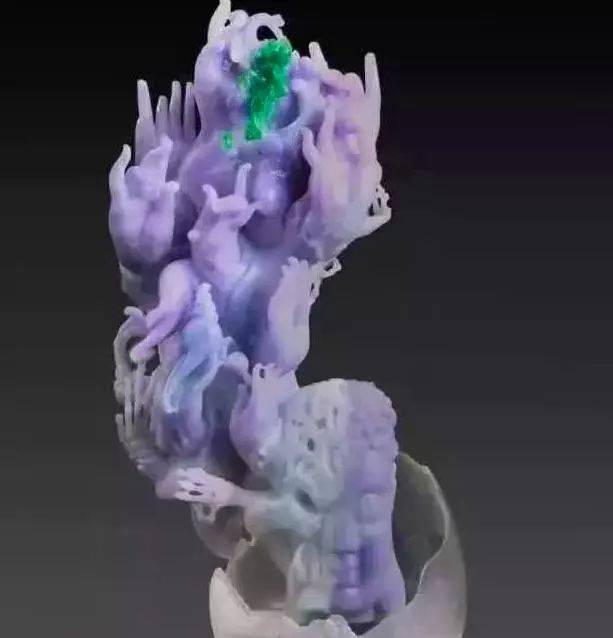 
                一块春带彩翡翠料，居然还卖了500多万！
 