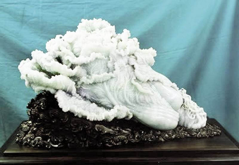 翡翠白菜要怎么摆放？翡翠白菜的寓意是什么？   第1张