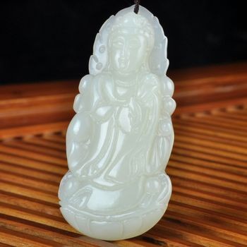 和田玉观音吊坠男款图片 如何鉴别真伪 