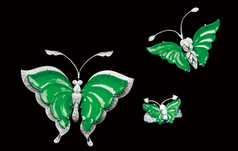 翡翠蝴蝶不仅仅代表着爱情，它还有很多其他的吉祥寓意！   第2张