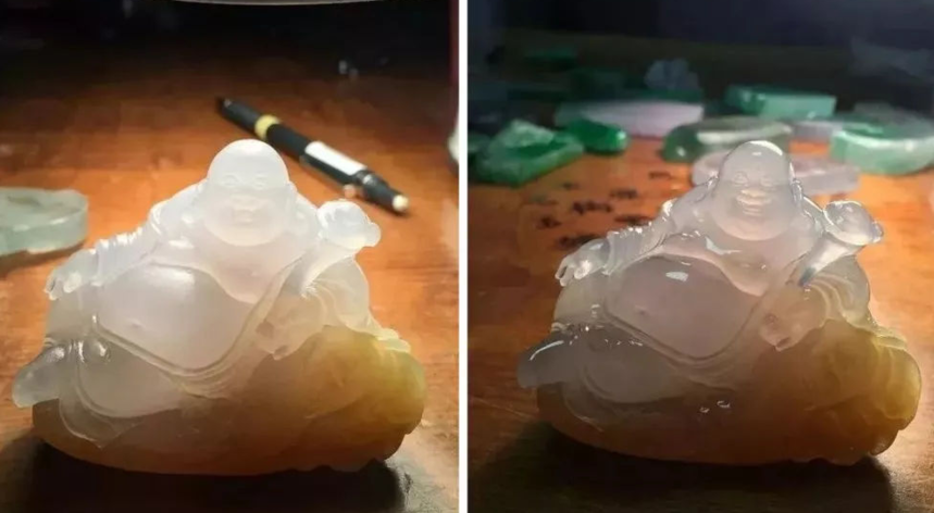 5000块的原石直接这样雕，这玉雕师也太大胆了～   第7张