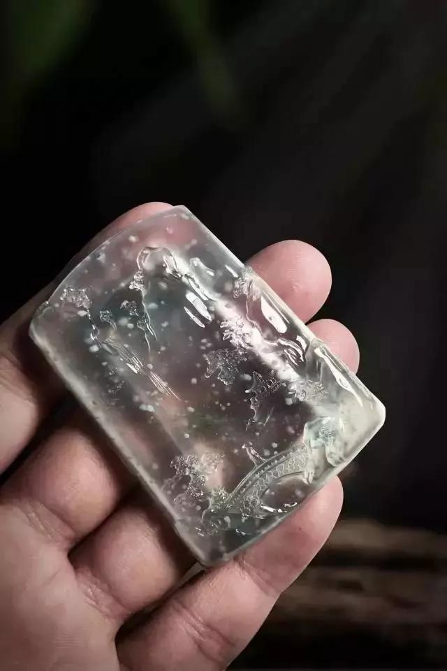 玉赏：感受翡翠雪花棉之美！   第9张