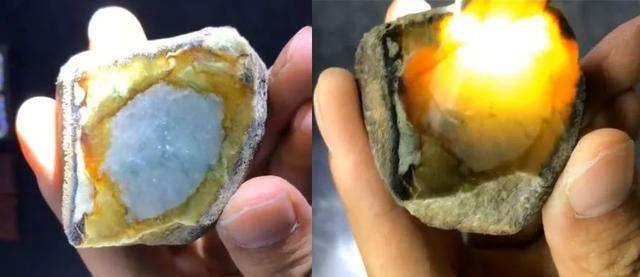 
                美女花300买的翡翠原石，切出“怪料”一脸茫然，最后神反转
   第4张