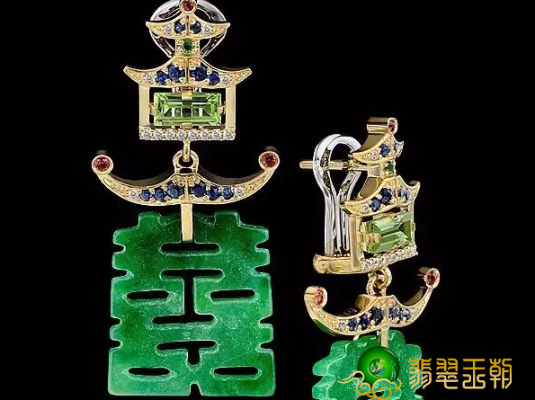 翡翠手雕里的异域风情，给翡翠文化创意提高了新的元素   第1张