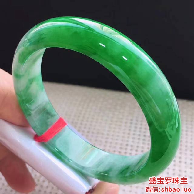 翡翠镯子嵌入原先还可以那么美   第4张