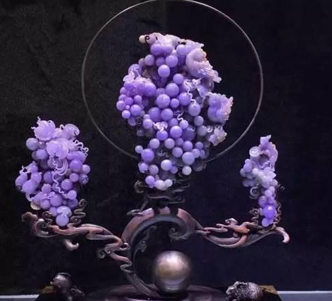 价值1800万的天价翡翠葡萄，太美了   第1张