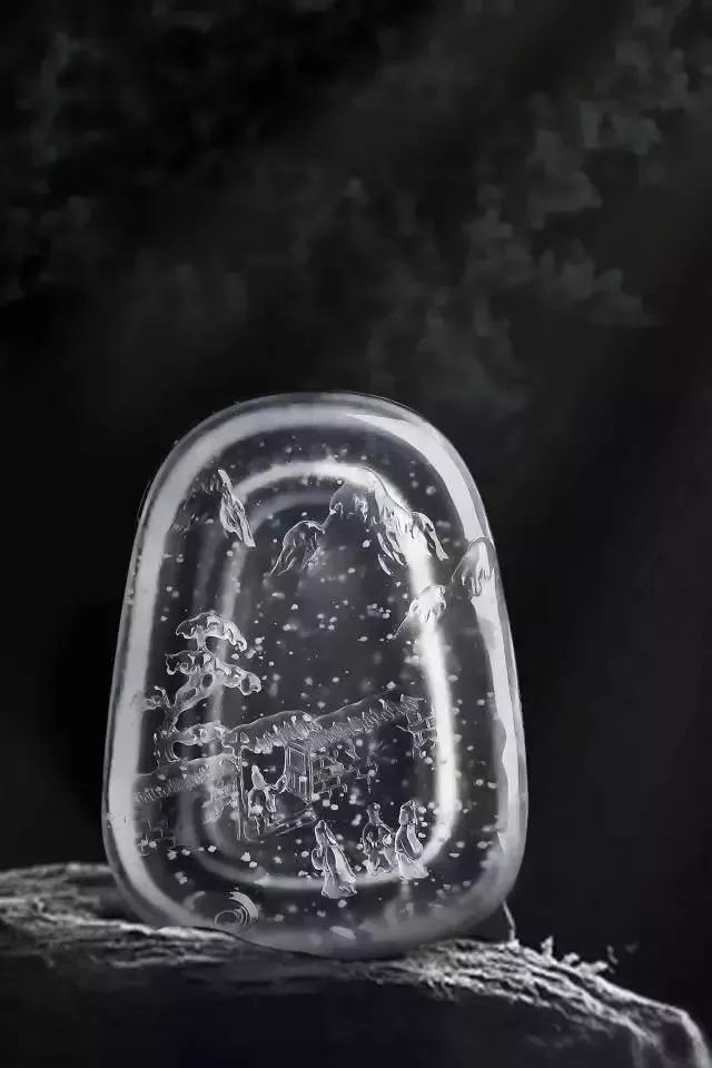 玉赏：感受翡翠雪花棉之美！   第5张