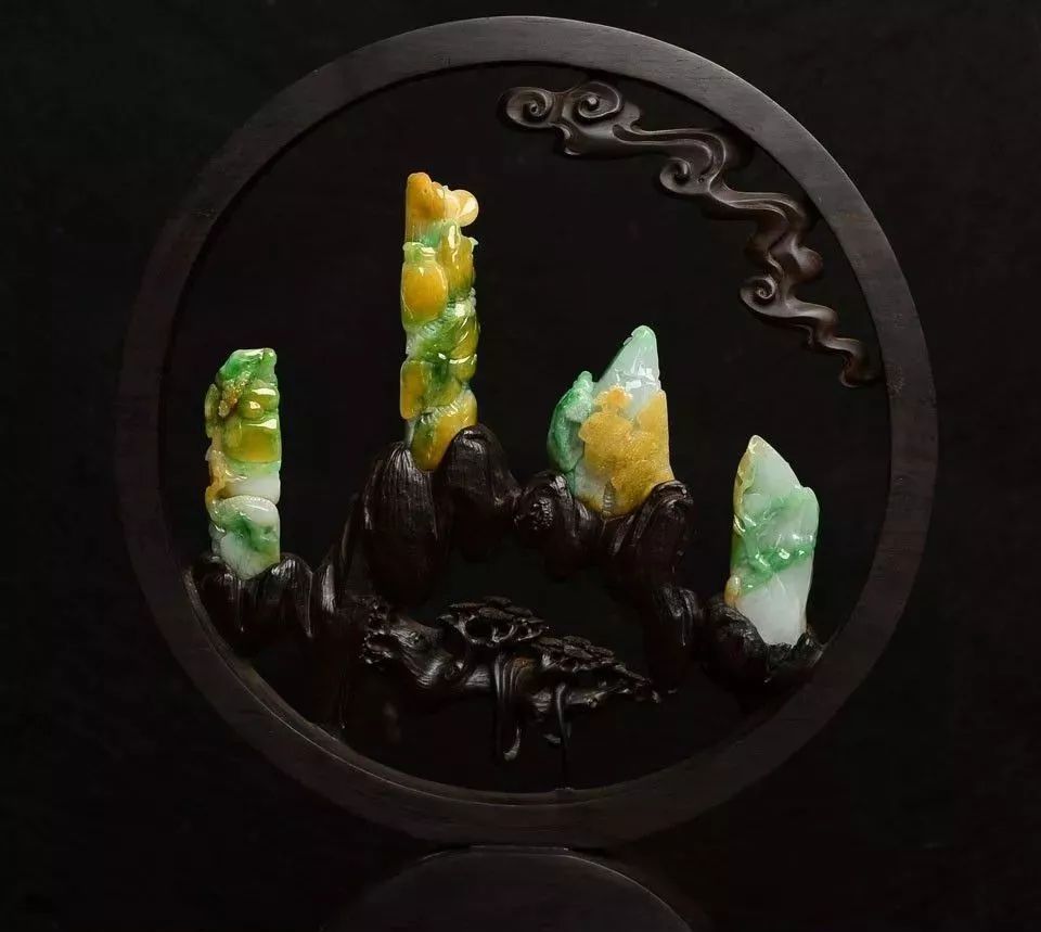 这么美的翡翠摆件，出来一件好不容易！   第14张