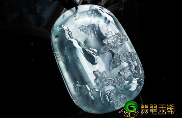 翡翠山水牌有哪些特点？我国的山水国画和翡翠有如何的联络？ 