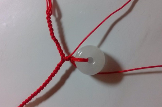 平安扣手链编法,编制平安手链的方法 第8张