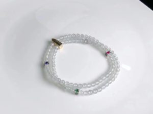 起光的，木那料高冰翡翠佛珠   第3张