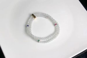 起光的，木那料高冰翡翠佛珠   第2张