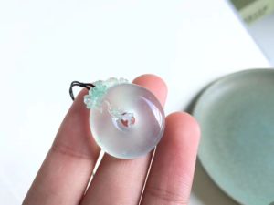 巧雕翡翠平安扣翡翠   第3张