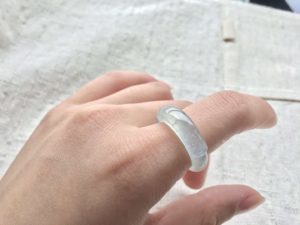 高翡翠冰种翡翠戒指   第6张