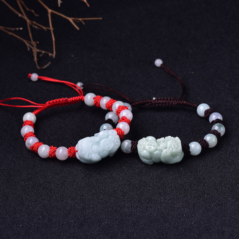 翡翠貔貅手链怎么戴是正确的？有哪些注意的地方呢？   第1张