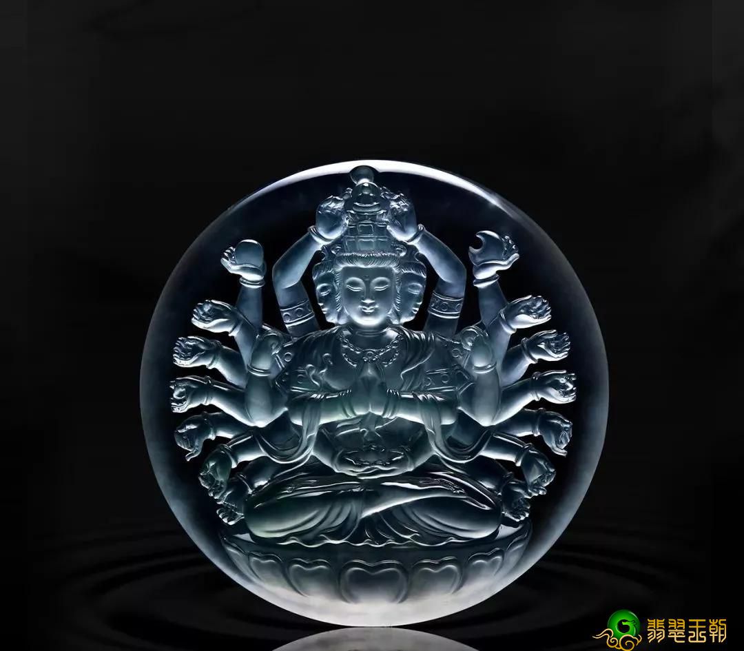 翡翠鉴赏：这个翡翠品禅意，慰心安~   第3张