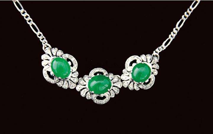 各种各样翡翠饰品中，颈链的升值空间高吗？一般是要多少钱？​   第3张