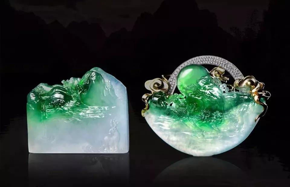 玉赏|翡翠陪你游青山绿水~   第2张