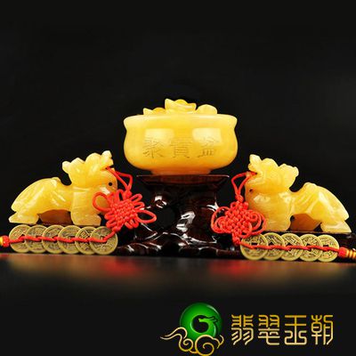 玉翡翠貔貅摆件应该是要摆在哪一个部位最好   第2张