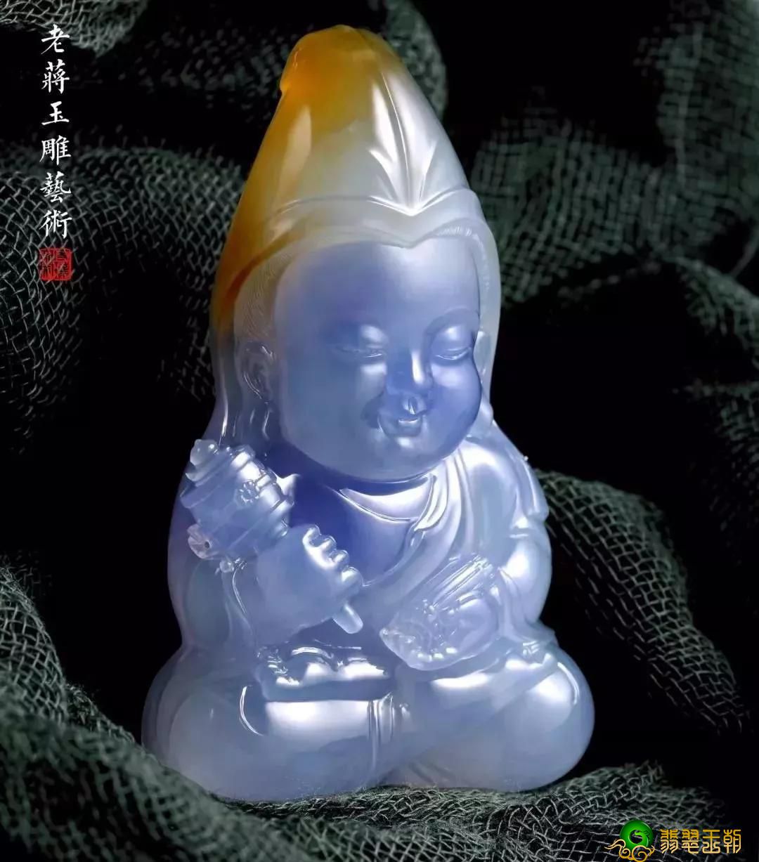 翡翠鉴赏：这个翡翠品禅意，慰心安~   第4张