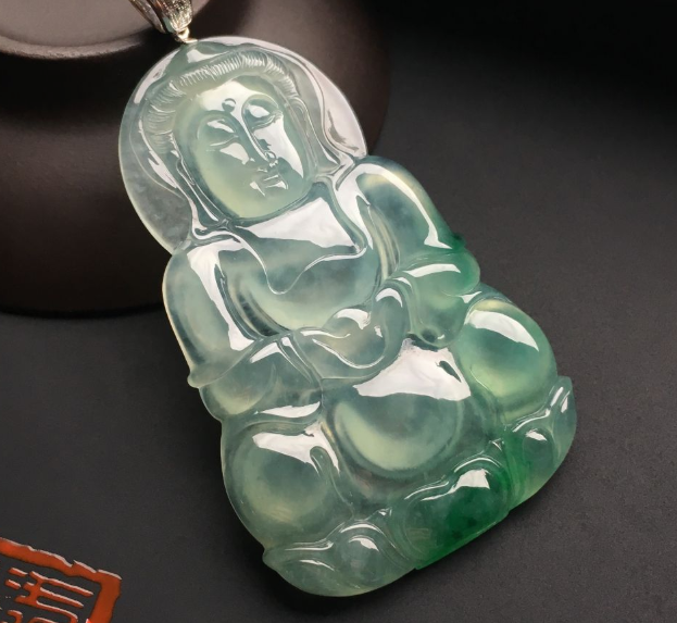 冰种翡翠观音市场价 冰种翡翠观音真品多少钱一个   第1张