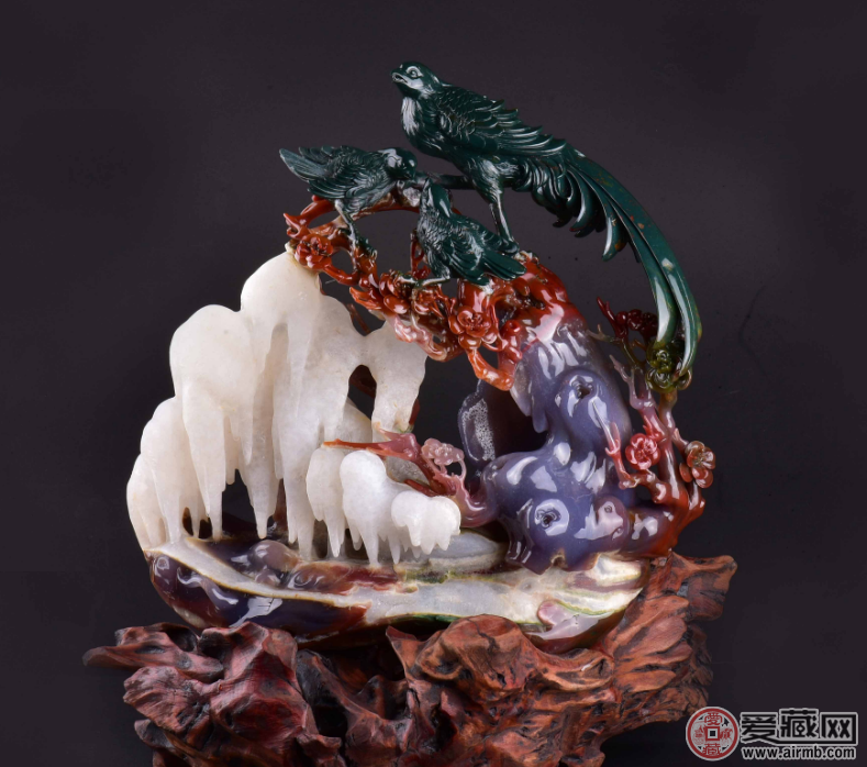 七彩玉价值体现的三个方面 