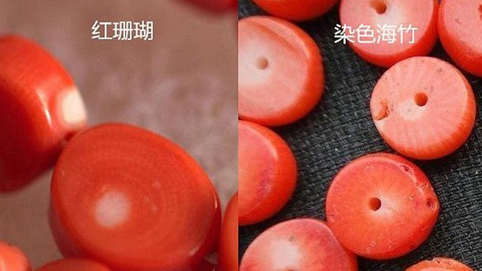 天然红珊瑚真假对照图 如何鉴别天然红珊瑚   第1张