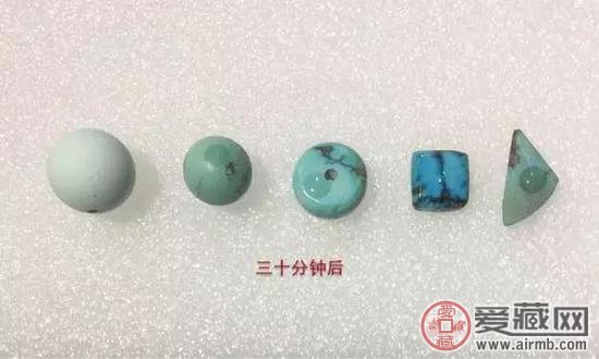 如何鉴定原矿和优化绿松石   第5张