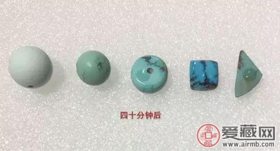 如何鉴定原矿和优化绿松石   第6张