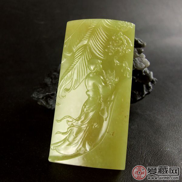 黄口料内里白玉，大有升值空间 