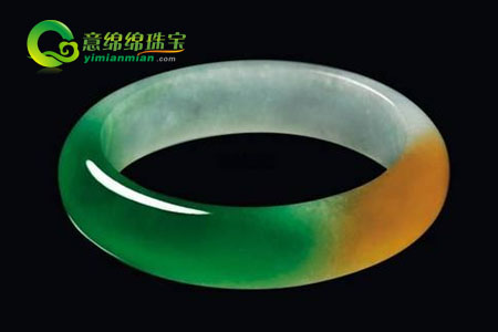 福禄寿三色翡翠手镯，福禄寿三色翡翠价格  第2张
