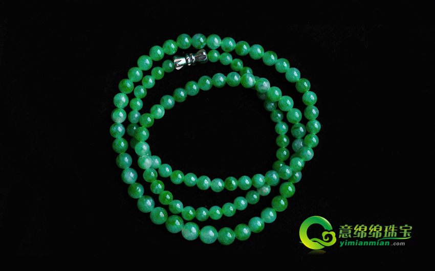 富有满意顺心美丽翡翠 佩带在身让你日子满意事事顺心  第1张