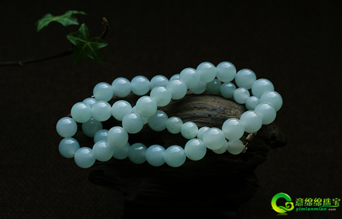 老坑冰糯种珠链 激活你的日子能量  第4张