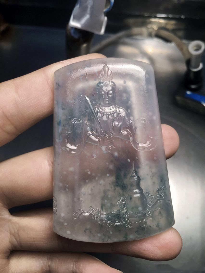 煞费苦心，玉雕师历经三年四大菩萨著作问世！  第8张