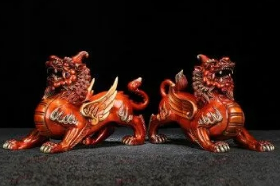 一对貔貅正确在家摆放图片  第2张